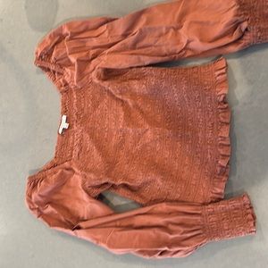 Madewell long sleeve puffy shirt. Worn once.